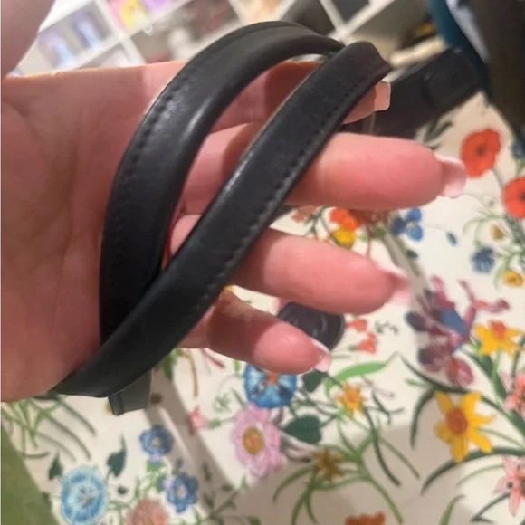 Gucci  Rare Floral-print Tote Bag, vintage Collectible canvas  leather trim EUC - Picture 4 of 17